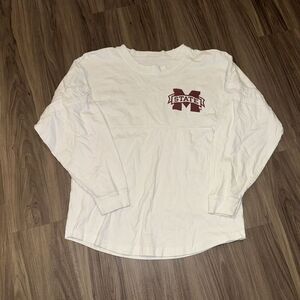 mississippi state long sleeve t shirt spirit jersey style stark vegas size small